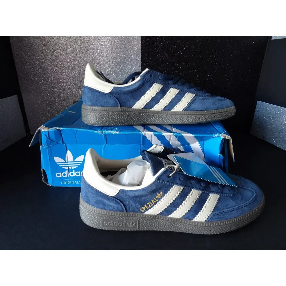 Adidas Handball Spezial Sneakers - Night Indigo/Grey (Size US Youth 4Y / Women'